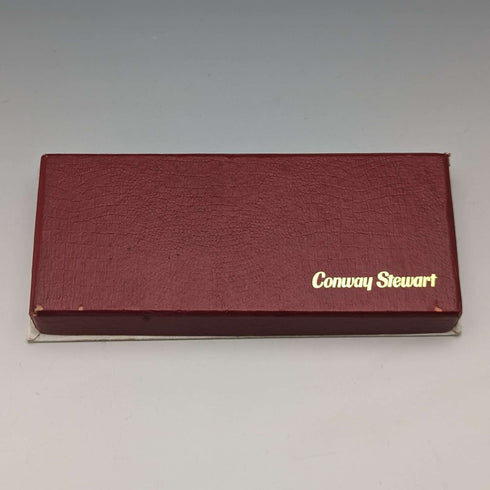 British vintage Conway Stewart pencil and ballpoint pen set with case and instructions