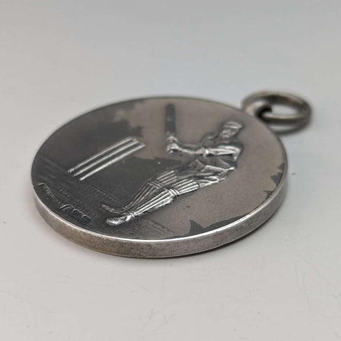 1930년 영국 빈티지 순은 크리켓 메달 폽 Navy, Army & Air Force Institute