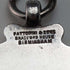 Fob de plata de ley con forma de escudo, vintage británico de 1928, de Fattorini & Sons, en su estuche.