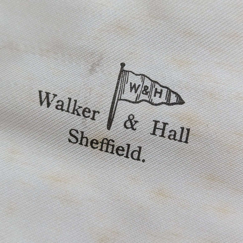1950년경 영국 빈티지 실버 플레이트 서빙 커트러리 세트 케이스 포함 WALKER&HALL