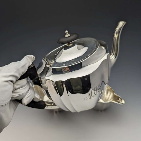 约1915年 英国古董镀银茶具套装 Kemp Brothers