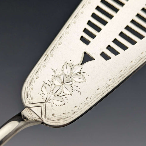 19世紀後半 英国アンティーク シルバープレート製 サーバーセット GOLDSMITHS & SILVERSMITHS