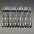 1864 British Antique Sterling Silver Dessert Cutlery 12 Pair Set Total 912g Wooden Boxed Harrison Brothers & Howson