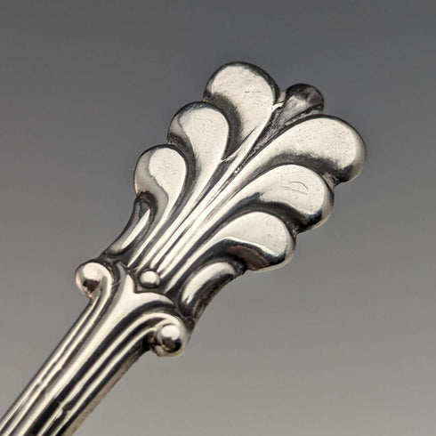 Cuchara para té de plata esterlina, antigüedad británica de 1845, FRANCIS CLARK
