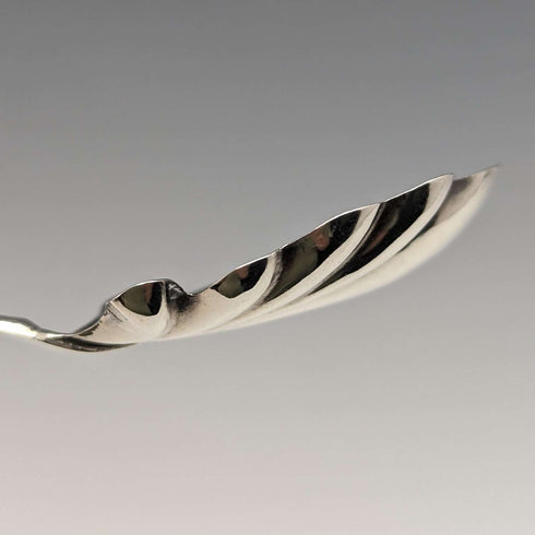 Cuchara para té de plata esterlina, antigüedad británica de 1845, FRANCIS CLARK