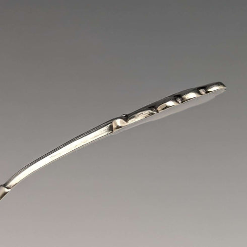 Cuchara para té de plata esterlina, antigüedad británica de 1845, FRANCIS CLARK