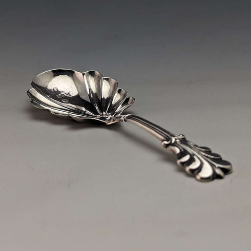 Cuchara para té de plata esterlina, antigüedad británica de 1845, FRANCIS CLARK