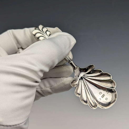 Cuchara para té de plata esterlina, antigüedad británica de 1845, FRANCIS CLARK