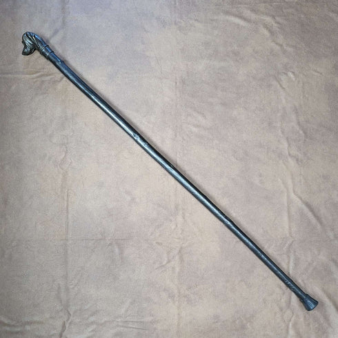 영국 빈티지 신사용 지팡이 황동제 도그 헤드 핸들 88cm