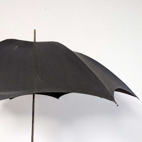 1905年 英国古董男士雨伞 纯银与玳瑁风树脂手柄 86cm S.FOX&Co.