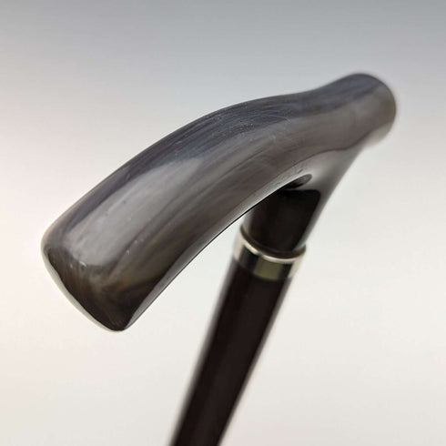 British Vintage Men's Cane Horn Style Resin Clutch Handle 95cm