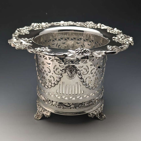 Early 19th Century British Antique Silver Plated Magnum Bottle Coaster