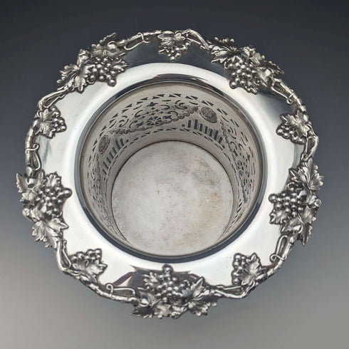 Early 19th Century British Antique Silver Plated Magnum Bottle Coaster