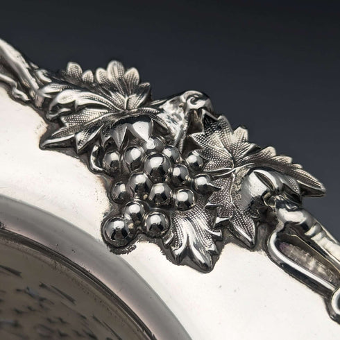 Early 19th Century British Antique Silver Plated Magnum Bottle Coaster