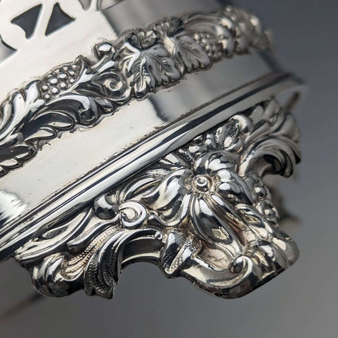 Early 19th Century British Antique Silver Plated Magnum Bottle Coaster