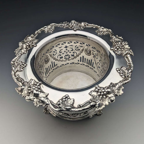 Early 19th Century British Antique Silver Plated Magnum Bottle Coaster