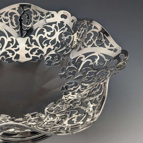 Circa 1967 British Vintage Sterling Silver Compote/Tazza 218g R Hodd & Son