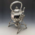 约1900年 英国古董 镀银茶壶及燃烧器支架套装 Walker & Hall