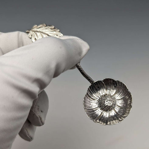 1893 年英國古董純銀茶罐湯匙羅伯特詹姆斯卓別林