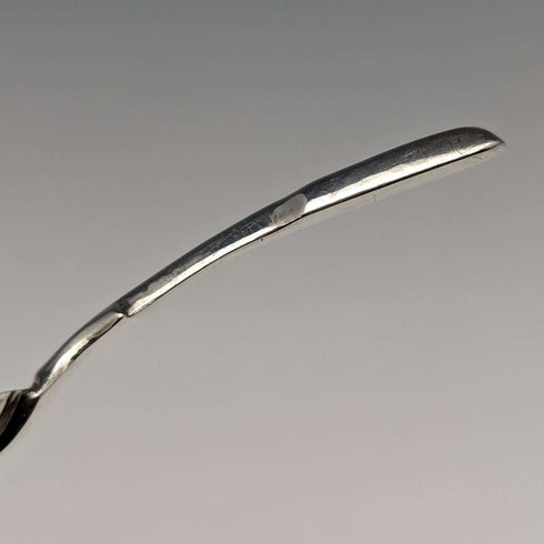 1857 British Antique Sterling Silver Tea Caddy Spoon Hilliard & Thomason