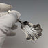 1857 British Antique Sterling Silver Tea Caddy Spoon Hilliard & Thomason