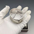 Circa 1960 British Vintage Sterling Silver Napkin Ring Pair Mappin & Webb Paper Box