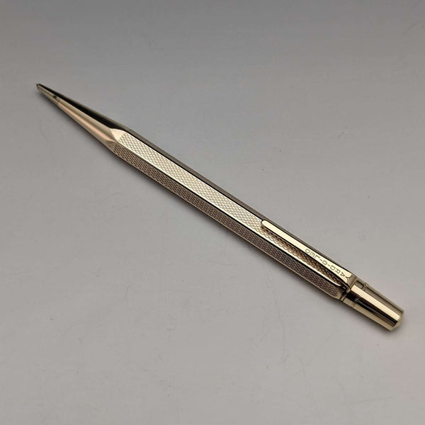 英國復古 Yard O 紅色卷金六角自動鉛筆
