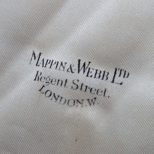 20世纪50年代 英国复古白蝶贝手柄刀叉6件套 附礼盒 Mappin & Webb