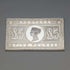 Réplica de sello de 5 libras en plata pura, 40 g, Jubileo de Plata del 25º aniversario de la coronación de Isabel II, 1977
