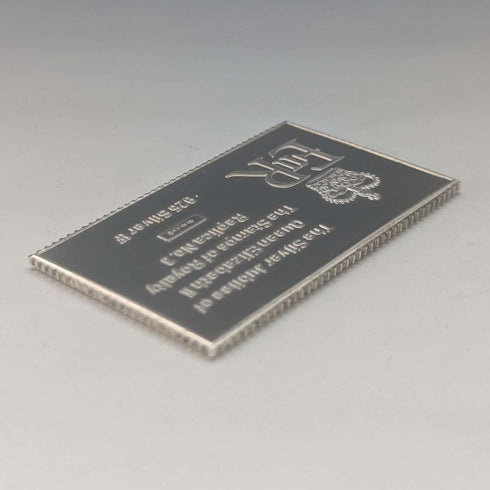 Réplica de sello de 5 libras en plata pura, 40 g, Jubileo de Plata del 25º aniversario de la coronación de Isabel II, 1977