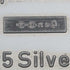 Réplica de sello de 5 libras en plata pura, 40 g, Jubileo de Plata del 25º aniversario de la coronación de Isabel II, 1977