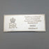 Réplica de sello de 1 libra de plata pura, Jubileo de plata del 25º aniversario de la coronación de Isabel II, 1977, 32 g