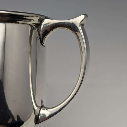 Taza de plata de ley vintage británica de 1947, 149 g, James Dixon & Sons