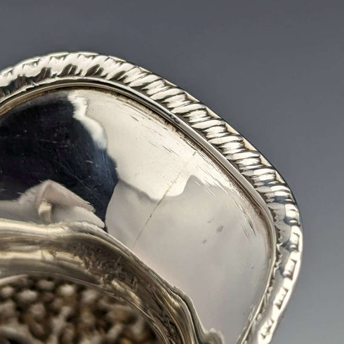 Jarra de crema de plata de ley antigua inglesa, circa 1898, 100g, Thomas Hayes