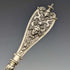Tenedor y cuchara de mesa de plata continental, fabricados en Alemania alrededor de 1900