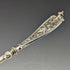 Tenedor y cuchara de mesa de plata continental, fabricados en Alemania alrededor de 1900