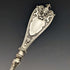 Tenedor y cuchara de mesa de plata continental, fabricados en Alemania alrededor de 1900