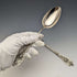 Tenedor y cuchara de mesa de plata continental, fabricados en Alemania alrededor de 1900