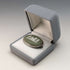 Broche de jaspe verde Wedgwood vintage británico