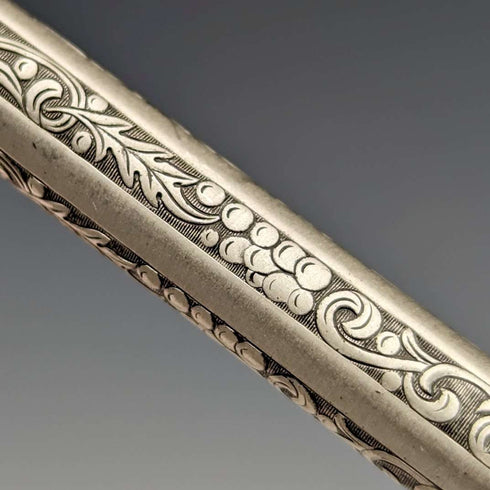 美国复古西华(Sheaffer)纯银自动铅笔,附替换笔芯及笔盒