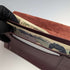 1933 British Vintage Sterling Silver Decoration Leather Wallet Long Wallet B&T