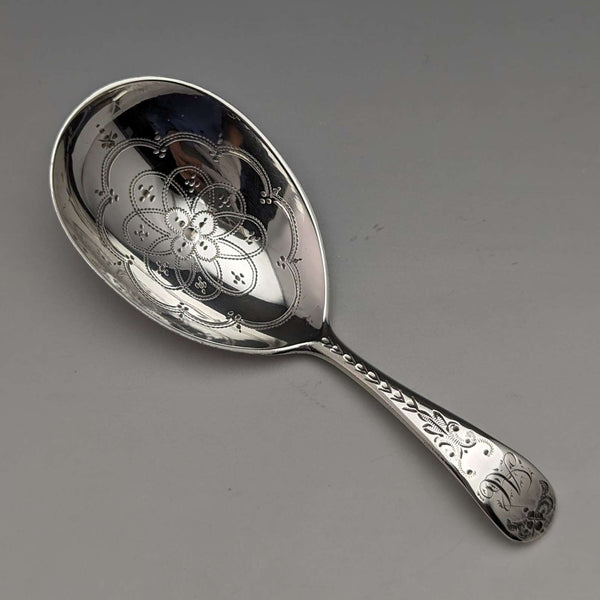 1872年 英国古董纯银茶叶勺 GEORGE WILLIAM ADAMS