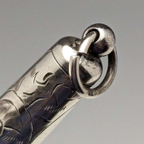 Estuche para agujas de plata esterlina, antigüedad británica de 1913, FRANCIS WEBB