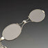 Lorgnette de plata de ley antigua de finales del siglo XIX, gafas plegables portátiles de EE. UU.