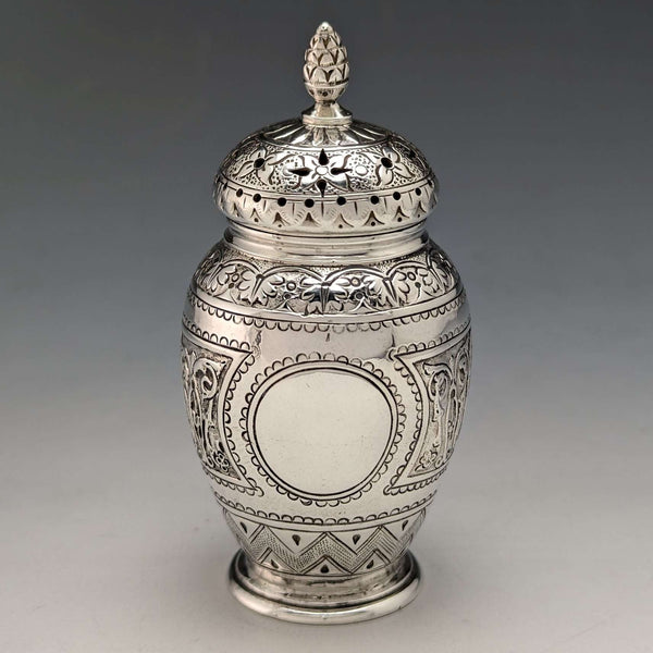 1871년 영국 빈티지 순은제 페퍼렛 양념통 58g Walter & John Barnard