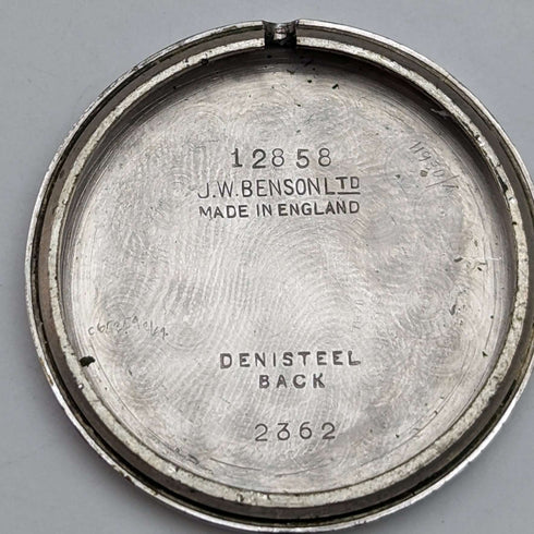 英国古董 J.W. Benson 腕表,搭载 SMITH 机芯,Dennison 表壳,运行良好