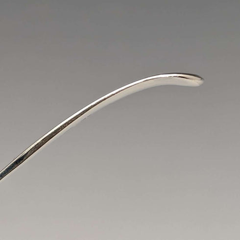 Cuchara para té de plata esterlina, antigüedad británica de principios del siglo XIX (con defectos)