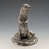 Figura decorativa de nutria chapada en plata, de Country Artists (Reino Unido), altura 127 mm