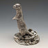 Figura decorativa de nutria chapada en plata, de Country Artists (Reino Unido), altura 127 mm
