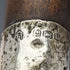Bastón británico antiguo para caballero, 1919, ligero, con decoración de plata de ley y eje marrón, 90 cm